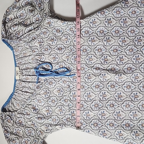 Hayden Los Angeles Mosiac Peasant Mini Dress - Picture 9 of 12